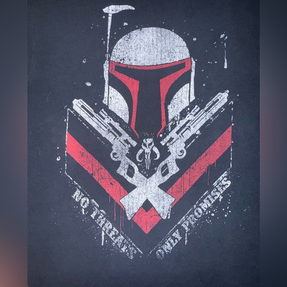 Star Wars Black T-Shirt with White Logo